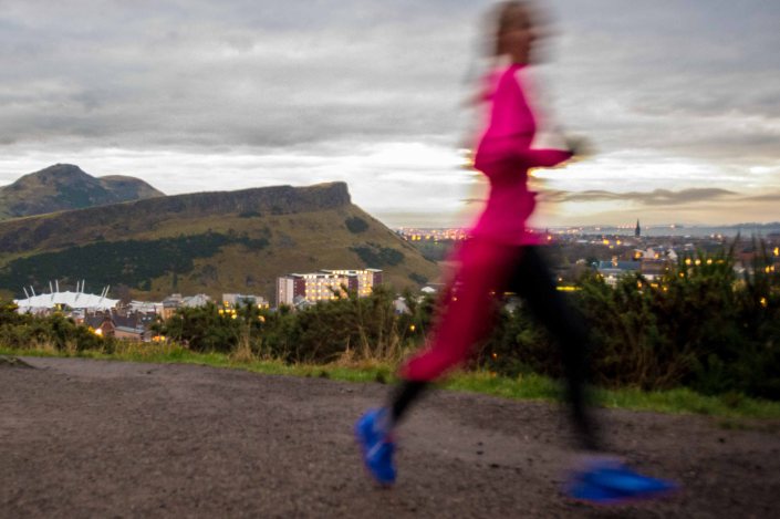 Arthur's Seat in the background